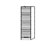 Rolladenschrank Ahorn/Alu90x42x200,4 cm