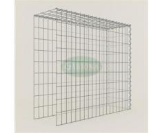 Anbau-Gabione Typ4 Steinkorb 100 x 90 x 30 cm, Maschenweite 5 x 10 cm, Gabionen