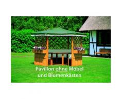 Pavillon Marburg mit oder ohne Möbel Holzpavillon