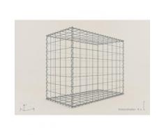 Gabione / Steinkorb 100 x 80 x 50 cm, Maschenweite 10 x 10 cm, Gabionen