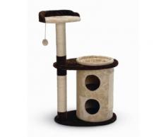 Kratzbaum Kratzturm Kletterturm für Katzen mit Sisal Stamm 63x43x105cm *neu*