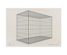 Gabione / Steinkorb 100 x 70 x 50 cm, Maschenweite 5 x 10 cm, Gabionen