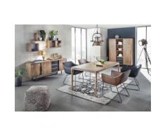 Sit Möbel This & That Sitzwürfel Chenille B 45 x T 45 x H 45 cm grau/schwarz gemust...
