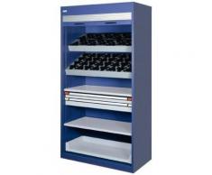 CNC-Rolladenschrank 58xHSK/A32-40 grau/blau