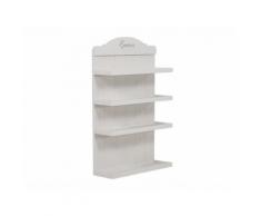 Gewürzregal Odette 76x120x25cm Holz - Pinie creme lackiert