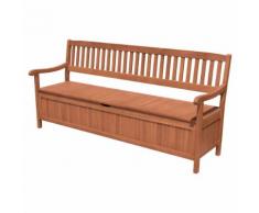 Garden Pleasure Holz Garten Bank Aufbewahrung Truhe Parkbank Sitzbank braun