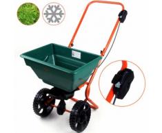 Streuwagen 25L Volumen für Saatgut, Dünger, Streusalz, Sand