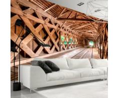 250x175 cm Fototapete Die Holzbrücke