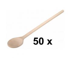 50 x Riesen Kochlöffel Rührlöffel Holzlöffel Holzkochlöffel rund 80 cm aus Buchenholz