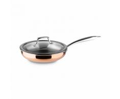 Springlane Kitchen 3-Schicht Edelstahl-Pfanne Claire (26 cm Ø) kupfer Aluminium/Edelstahl/Kupfer