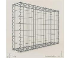 Anbau-Gabione Typ3 Steinkorb 100 x 70 x 20 cm, Maschenweite 5 x 10 cm, Gabionen