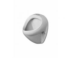 Duravit Jim Urinal 345 x 350 mm mit Zulauf von oben, absaugend - Weiß WonderGliss 08503500001