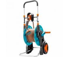 Gardena Classic Schlauchwagen 60 HG Set High End, Schlauch- Wagen, türkis/orange, 20m, mit