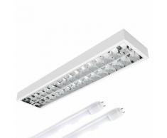 Rasterleuchte 1500mm, inkl. 2x 22W 4000K 2x3000lm, Deckenleuchte, Büroleuchte