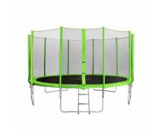 SixJump 4,30 M Gartentrampolin Grün Tg430/1768