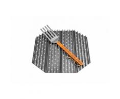 GrillGrate Kit Set 4 43 cm Grillplatten Grillrost Grill Grillgitter Grillplatte