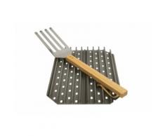 GrillGrate Kit Set 2 34,92 cm Grillplatten Grillrost Grill Grillgitter Grillplatte Big Green Egg M