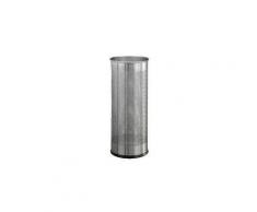 Durable Schirmständer Edelstahl rund 28,5 Liter, metallic silber