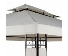 Gartenpavillon Partyzelt aus Stahl 3 x 4x 2,7m (Farbwahl)