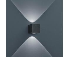 Helestra LED Wand-Außenleuchte Peka Ip54 380lm Graphit