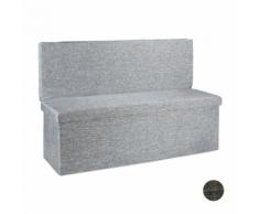 relaxdays Faltbarer Sitzhocker mit Lehne XL