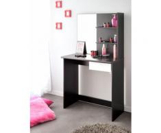Schminktisch Piada 1 schwarz weiss 75x141x40 cm Spiegel Frisierkommode