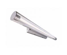 LED Wandaufbauleuchte Valvola in Chrom-transparent 18W 905mm