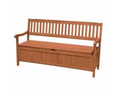 Garden Pleasure Holz Garten Bank Aufbewahrung Truhe Parkbank Sitzbank braun