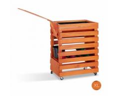 relaxdays Hochbeet Holz