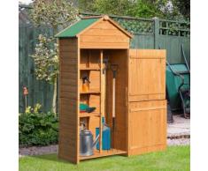 Holz Gerätehaus Geräteschuppen Gartenschrank Geräteschrank Gartenhaus 90x50x190