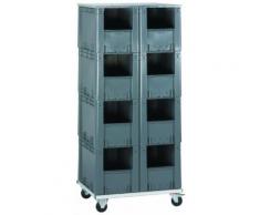 Schwerlast-Transport-Stapelkasten-Regal VTR 8/600, 1 Stück, Farbe: Grün