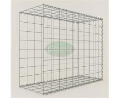 Anbau-Gabione Typ2 Steinkorb 100 x 80 x 40 cm, Maschenweite 10 x 10 cm, Gabionen