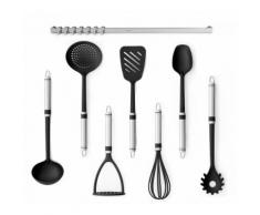 Küchenhelfer-Set Profile mit Wandschiene 8-tlg.