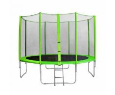 SixJump 3,70 M Gartentrampolin Grün Tg370/1719