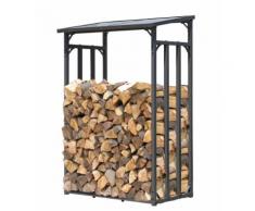 Grasekamp Kaminholzunterstand 130x70x203cm Kaminholzregal Kamin Holzofen Regal