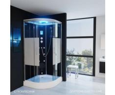 TroniTechnik Dampfdusche Dusche Fertigdusche Duschkabine Dampfsauna Eckdusche Komplettdusche S090Xb1