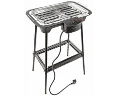 BBQ Elektro-Grill für Innen und Aussen Tisch-Grill Grill-Wagen Elektronischer Grill-Station schwarz