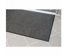 Schmutzfangmatte, gerippt - LxB 1200 x 900 mm - grau - Anti-Rutschmatte Bodenmatte Bodenschutzmatte