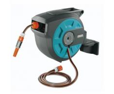 Gardena Wand-Schlauchbox 15 roll-up automatic (8022-20), Schlauch- Trommel, 15m