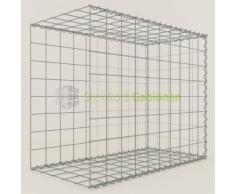Anbau-Gabione Typ2 Steinkorb 100 x 80 x 50 cm, Maschenweite 10 x 10 cm, Gabionen