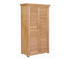 Leco Gartenschrank Aufbewahrung Holz Garten Schrank Möbel Geräteschrank honig