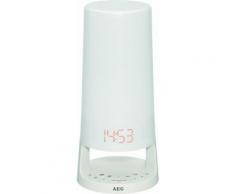 AEG Uhrenradio mit Leselampe weiß Usb/aux-In MRC 4147 L