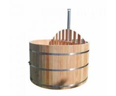 Badefass Bottich Hot Tub D 1,8 m Lärche ohne Ofen Badetonne Sauna Holzofen