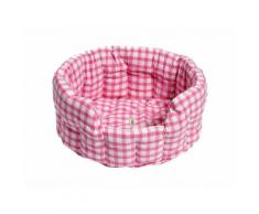 Tierkorb Klein Pink kariert 56x44x22cm, Win Green