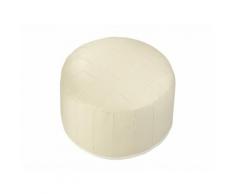 Sitzkissen Sitzwürfel Pouf Hocker Bodenkissen Patchwork Champagner / beige