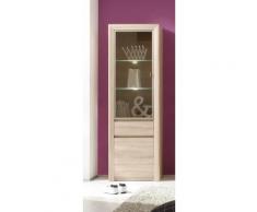 Vitrinen Sevilla Eiche Sonoma Standvitrine Sideboard Highboard Vitrinenschrank