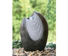 Wasserspiel Zierbrunnen Zimmerbrunnen Polyresin mit Pumpe und Beleuchtung H 57 cm