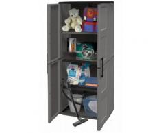 Kunststoffschrank Werkstattschrank Lagerschrank Gartenschrank hoch Free