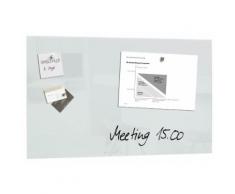 sigel Glas-Magnettafel artverum® 78,0 x 48,0 cm weiß