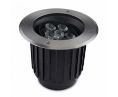 Bodeneinbaustrahler Boden-EBL GEA 6 x LED Cree 16W Poliert Außenleuchte Metallisch 55-9969-Ca-Cm